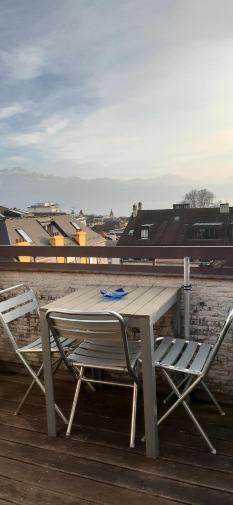 Beauregard Attique Leilighet Lausanne Eksteriør bilde